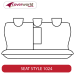 Rear Row Seat Covers - Made to Order - Neoprene