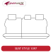 2nd Row Seat Covers - Made to Order - Neoprene