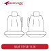 2nd Row Seat Covers - Made to Order - Jacquard