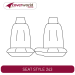 Front Seat Covers Row - Made to Order - Kakadu Canvas