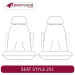 Front Seat Covers Row - Made to Order - Neoprene