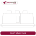 Rear Row Seat Covers - Made to Order - Jacquard