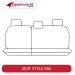 Rear Row Seat Covers - Made to Order - Neoprene