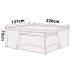 Outdoor Rectangle Table Cover - 220cm Length