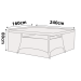 Outdoor Rectangle Table Cover - 240cm Length