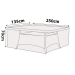 Outdoor Rectangle Table Cover - 250cm Length