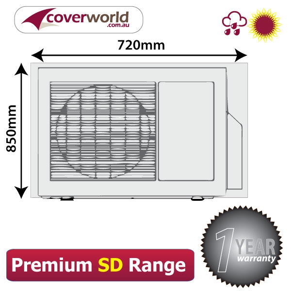 Aircon Unit Cover 72cm Length x 85cm High