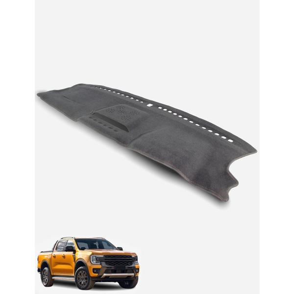 Ford Ranger PY Wildtrak/Raptor models WITH centre speaker & WITH front glovebox Dash Mat in Black