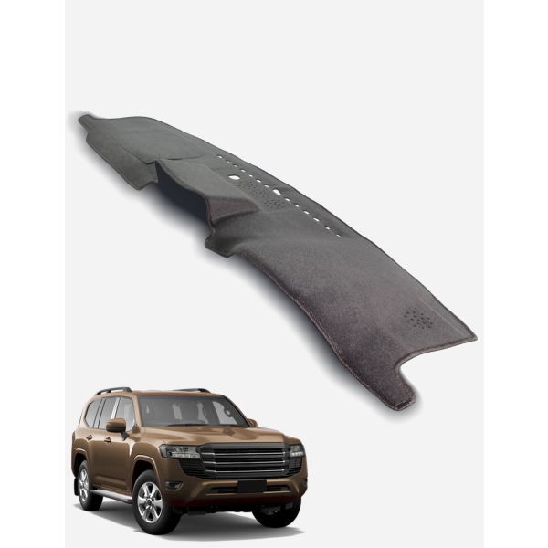 Toyota Landcruiser Wagon 300 Series All Models - No Heads Up Display Dash Mat in Black