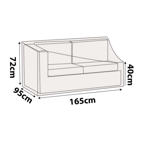 premium outdoor uv & rain storage furniture cover for sectional lshape sofas - buy online coverworld australia