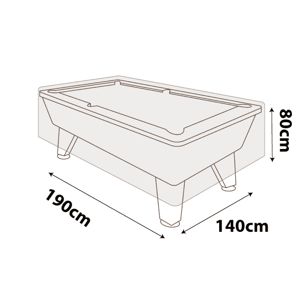 Pool Table Cover - 7ft x 4ft ( Taller )