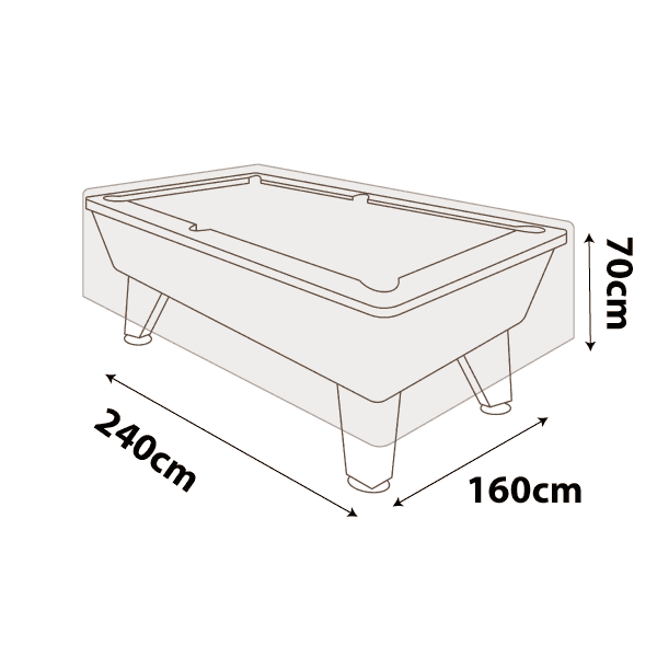 Pool Table Cover - 7.9ft x 5ft