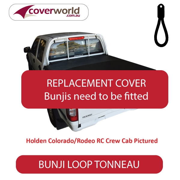nissan navara d40 rx 4wd dual cab -  soft tonneau cover - replacement bunji