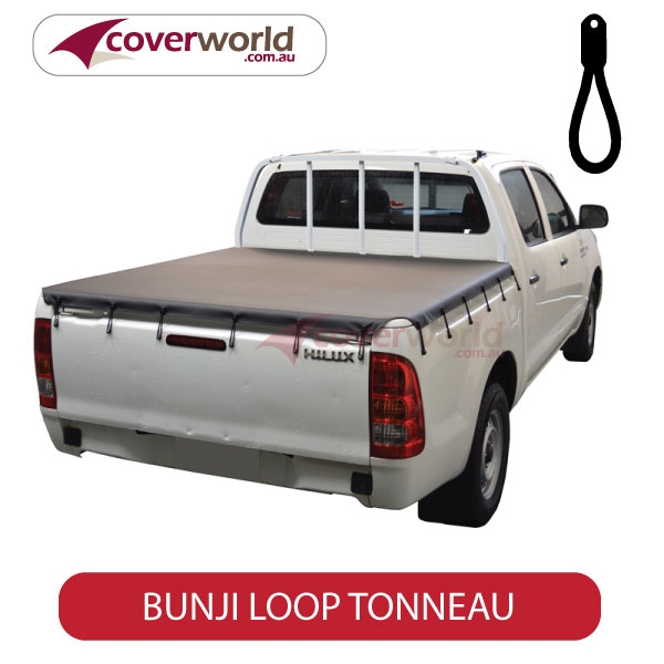 toyota hilux dual cab -  soft tonneau cover - bunji - new installation
