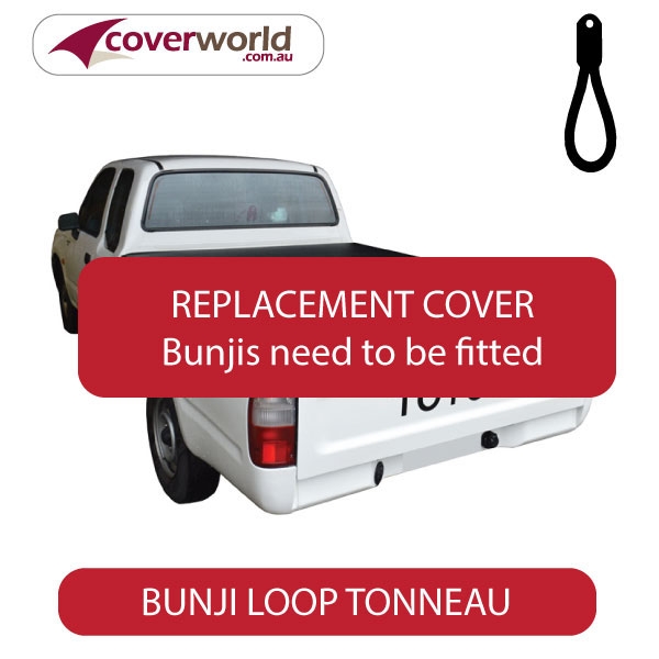 toyota hilux extra cab -  soft tonneau cover - replacement bunji