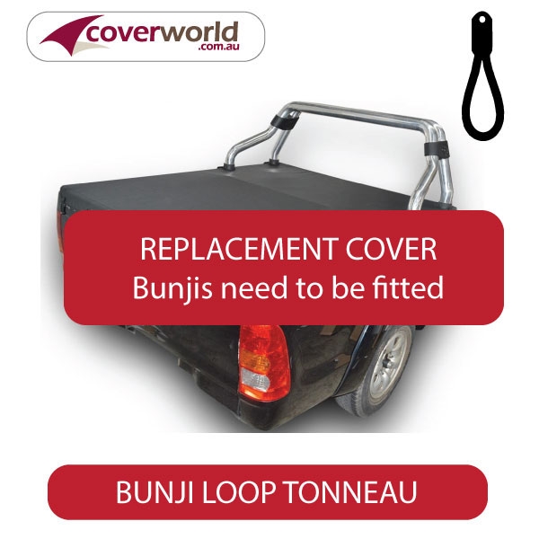 toyota hilux extra cab -  soft tonneau cover - replacement bunji