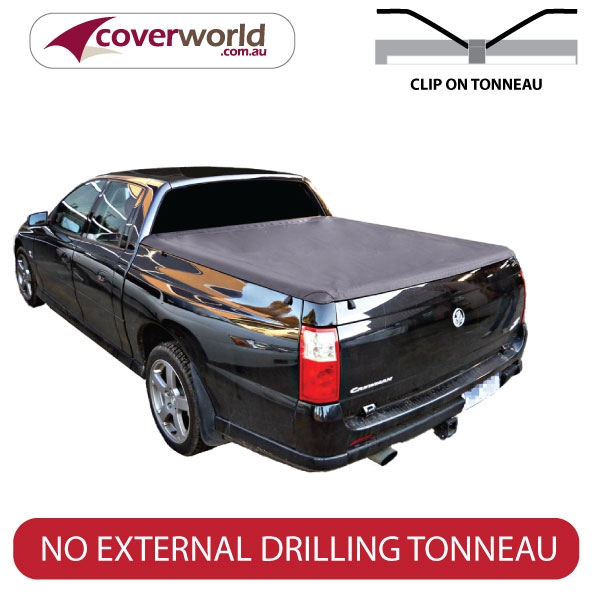 holden crewman  vu - vy - vz  -  tonneau cover - clip on