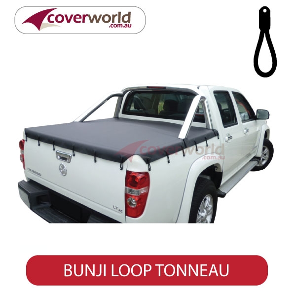holden rodeo and colorado - ra and rc series crew cab  -  tonneau cover - bunji - new installation