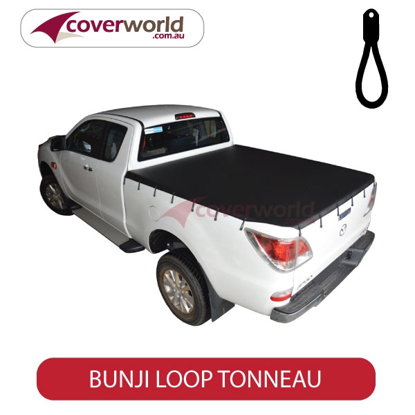 mazda bt50 - freestyle cab -  soft tonneau cover - bunji - new installation