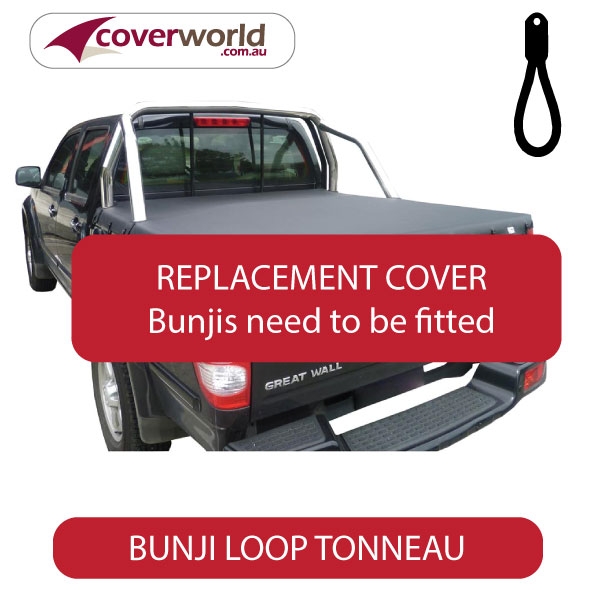great wall v200 and v240 dual cab tonneau cover - replacement bunji