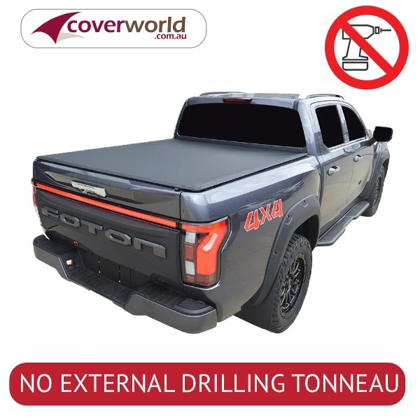 Foton Tunland 2025 to Current All Badges Clip On Tonneau Cover