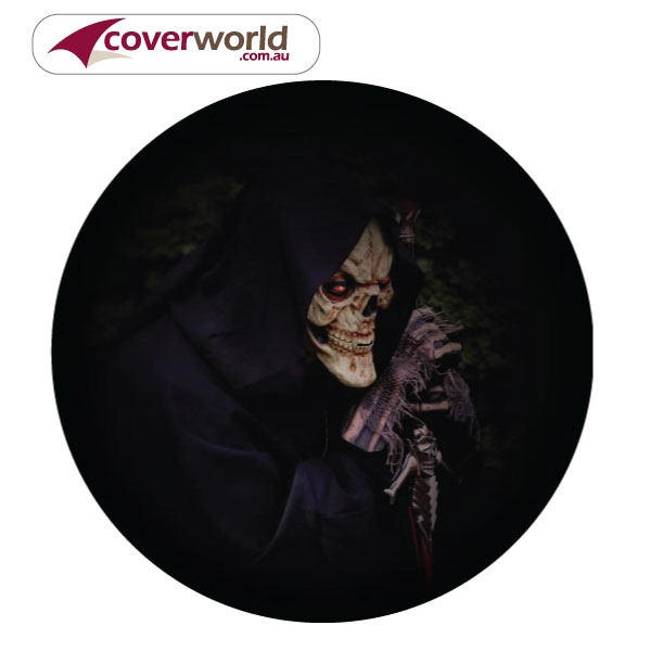 Printed Spare Tyre - Wheel Cover - Grim Reaper