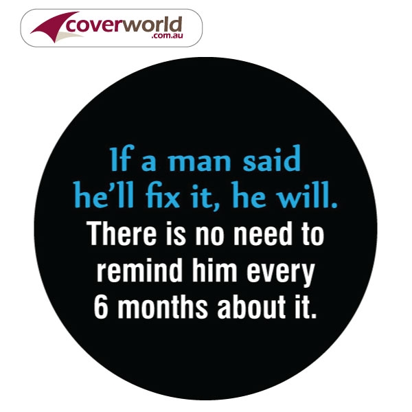 printed spare tyre - wheel cover - if a man said he’ll fix it