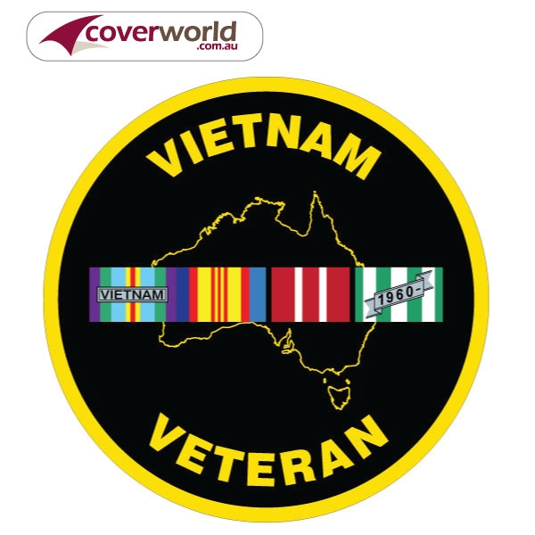 Printed Spare Tyre - Wheel Cover - Vietnam Veteran