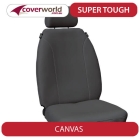 Super Tough Canvas Seat Covers for Triton Dual Cab GLS premium and Exceed Custom Fit Fleet Trade vehicle Canvas - Rear seat covers available premade and ready to ship