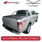 ford ranger tonneau cover double cab - clip on