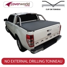 ford ranger tonneau cover single cab - clip on