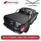 ford ranger raptor tonneau cover super cab - clip on