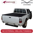 holden rodeo - tf series crew cab  -  tonneau cover - clip on