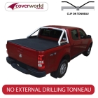 holden colorado crew cab ltz -  tonneau cover - clip on