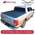 mitsubishi triton mv dual cab ute - clip on soft tonneau cover for utes without factory fitted sportsbars. Genuine new installation & replacement tonneau by Ute Covers Direct & Coverworld Australia