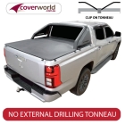 mitsubishi triton mv dual cab ute - clip on soft tonneau cover for utes with factory fitted sportsbars. Genuine new installation & replacement tonneau by Ute Covers Direct & Coverworld Australia