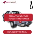 holden rodeo and colorado - ra and rc series crew cab  -  tonneau cover - replacement bunji