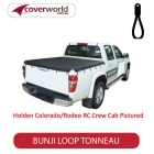 isuzu d-max  crew cab -  soft tonneau cover - bunji - new installation