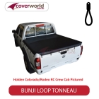 mazda bt50 - freestyle cab -  soft tonneau cover - bunji - new installation
