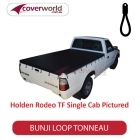 mazda bt50 - single cab -  soft tonneau cover - bunji - new installation