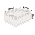 Rectangle Spa Cover - 365cm Length  Sauna