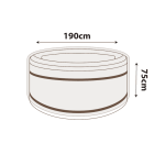 Round Spa Cover - 195cm Diameter