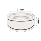 Round Spa Cover - 210cm Diameter