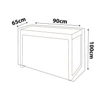 Rectangle Bar Table Cover - 90cm