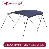 3 Bow Bimini - Stainless Steel