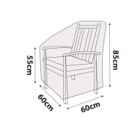 Outdoor Chair Cover - Mid Size - 60cm Length