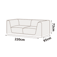 Outdoor Modular Sofa Cover 220cm Length
