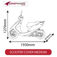 Scooter Cover - Size Medium - Outdoor Use