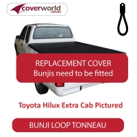 Toyota Hilux Extra Cab Tonneau Cover Cover - Replacement Bunji