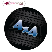 Printed Spare Tyre - Wheel Cover - 4X4 TREKKER
